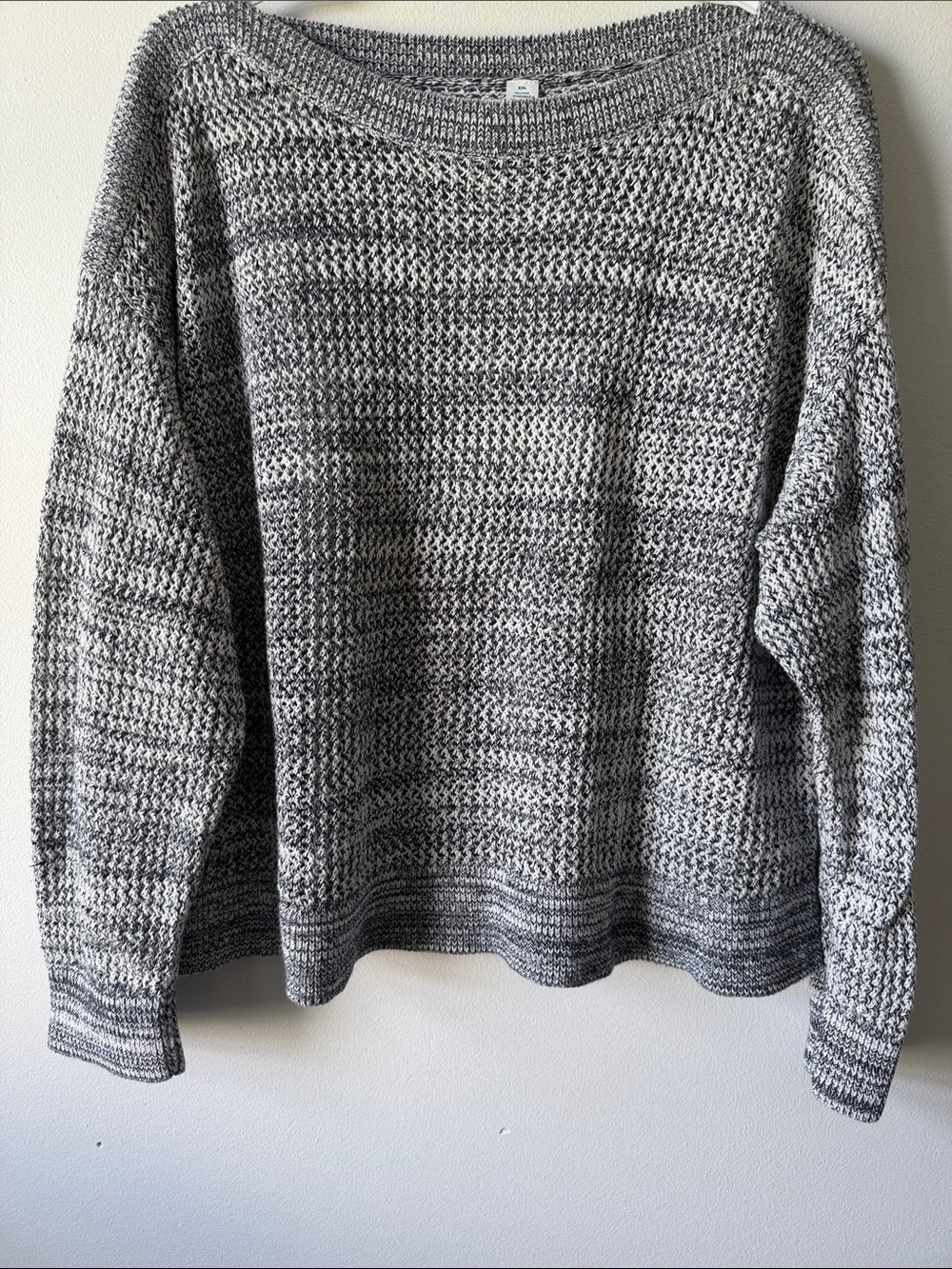 Old Navy women’s Gray Marled Crewneck Sweater XXL